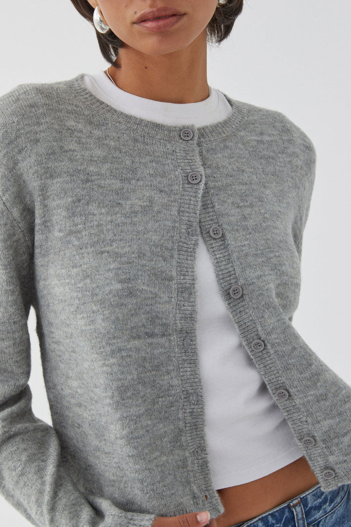 W&W Mode | Bunter Unifarbener Damen-Cardigan