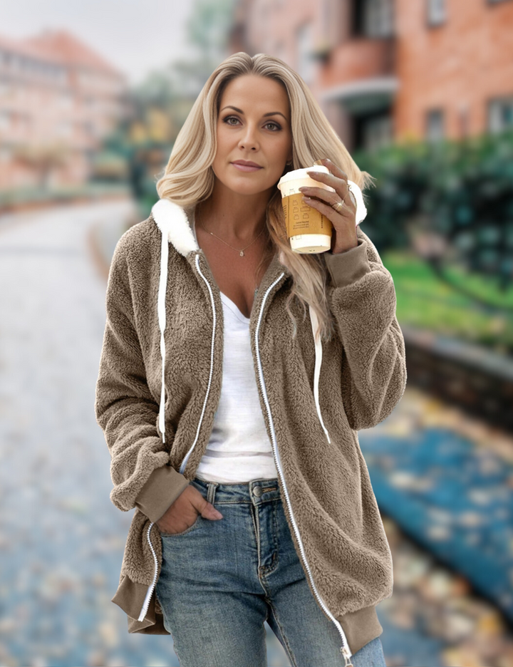 W&W Mode Jacke | Bequeme Fleecejacke für Damen