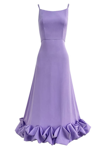 Damen-Maxikleid mit fließender Ausführung