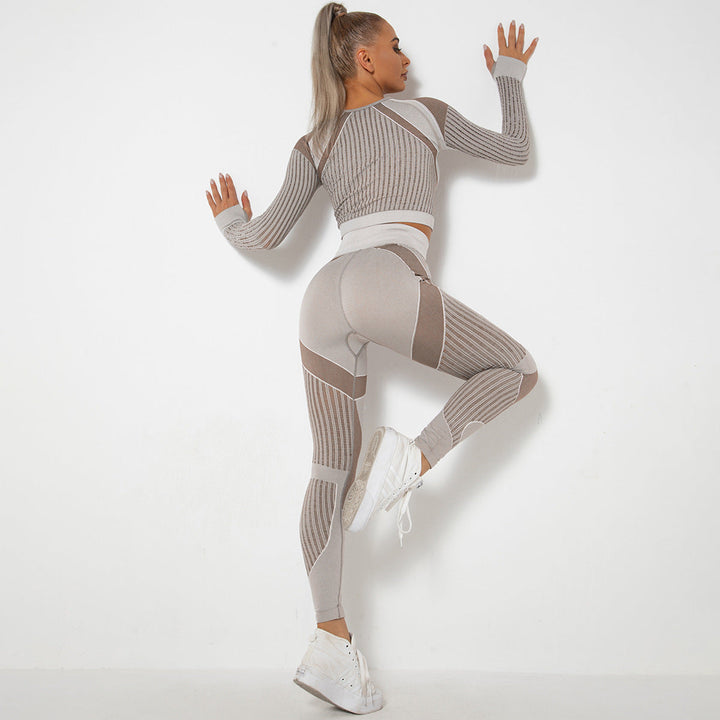 W&W Mode Yoga-Anzug mit langen Ärmeln