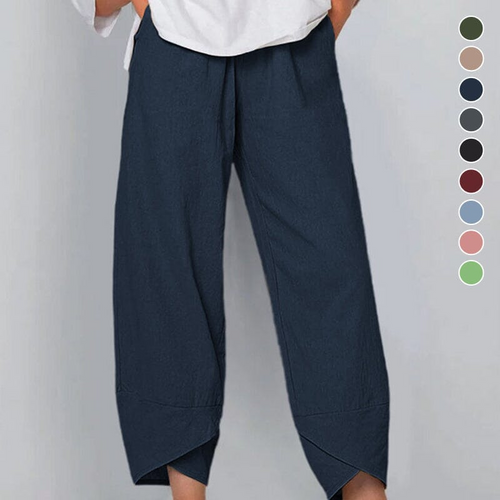 W&W Mode | Damenhose Leichte Baumwoll Und Leinen Damen Sommer Komfort