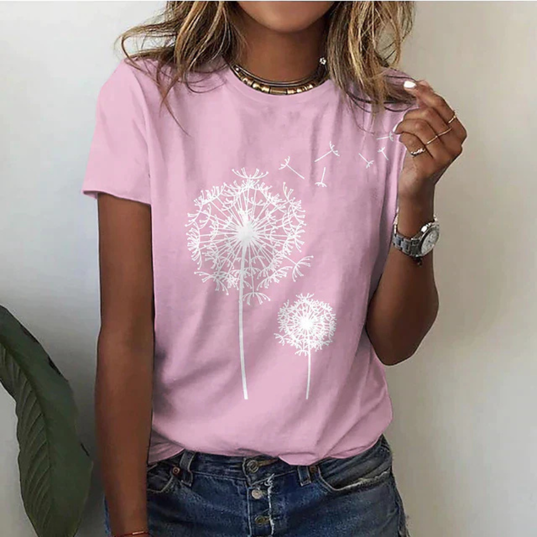 W&W Mode | T-Shirt Mit Kurzarm Bedruckt Lässig