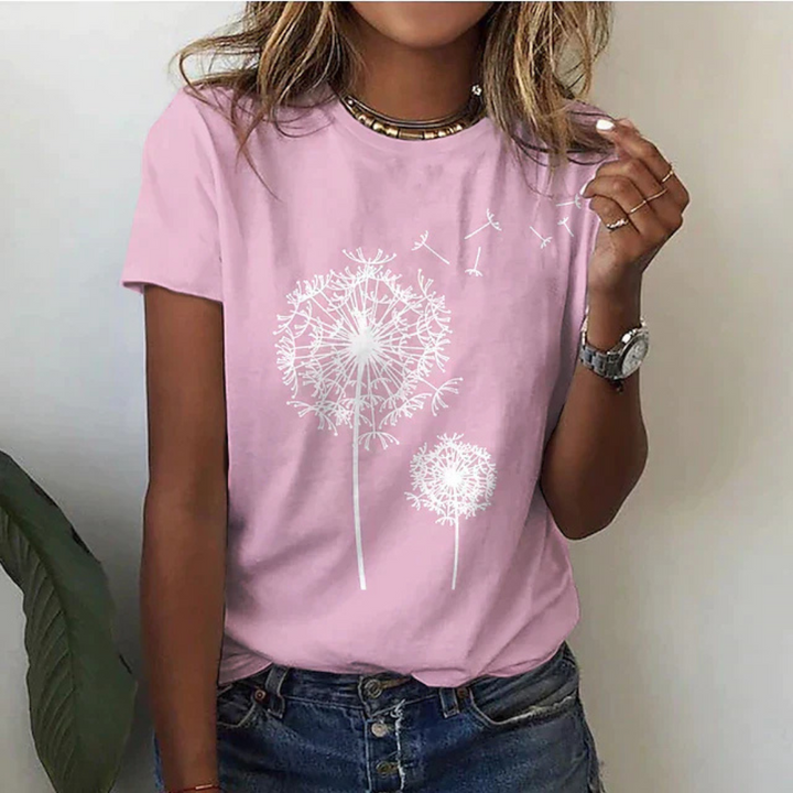 W&W Mode | T-Shirt Mit Kurzarm Bedruckt Lässig