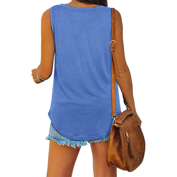 W&W Mode | Jersey Tank-Top mit V-Ausschnitt