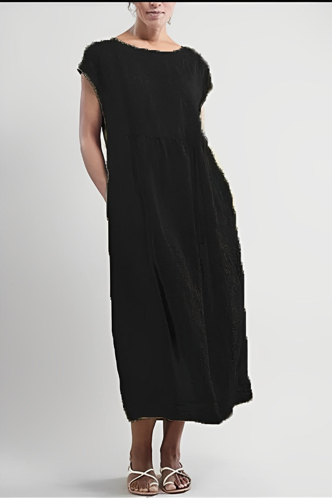 Damenkleid aus Baumwolle im eleganten Retrostil