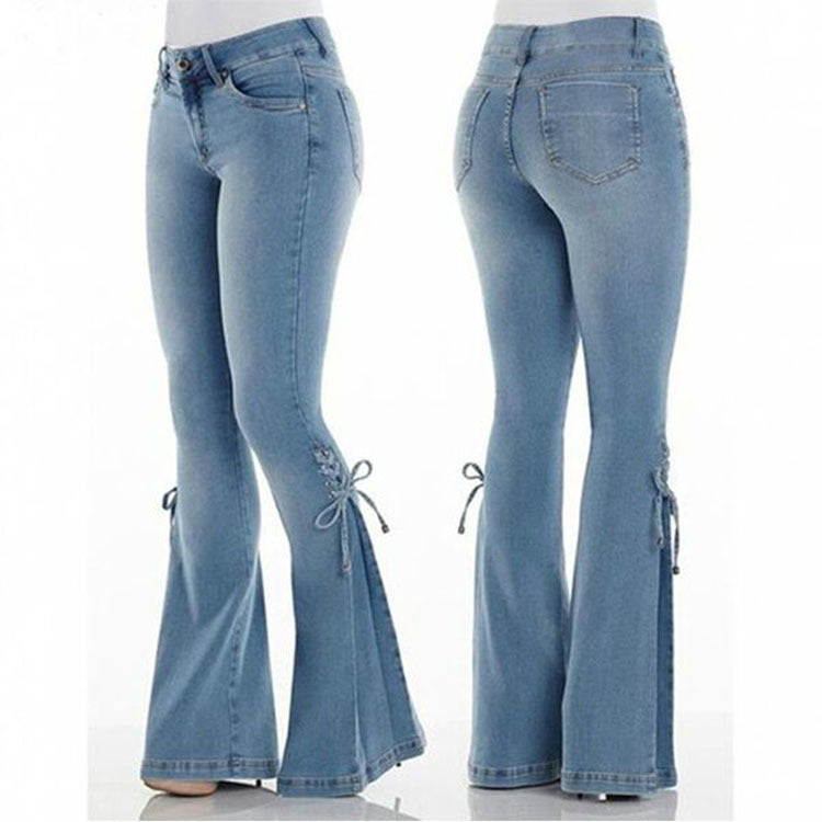 W&W Mode Jeans für Damen mit mittlerer Taille