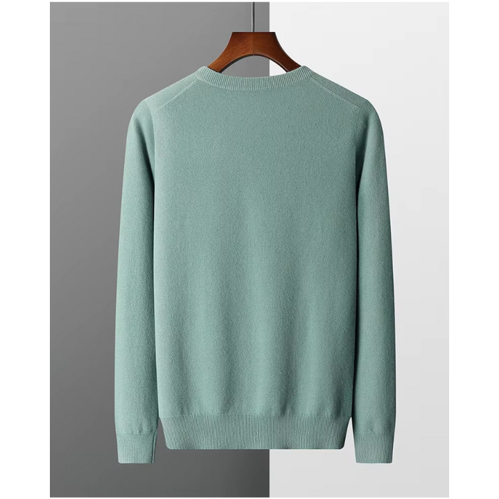 W&W Mode Herren Pullover V-Ausschnitt langarm Strick