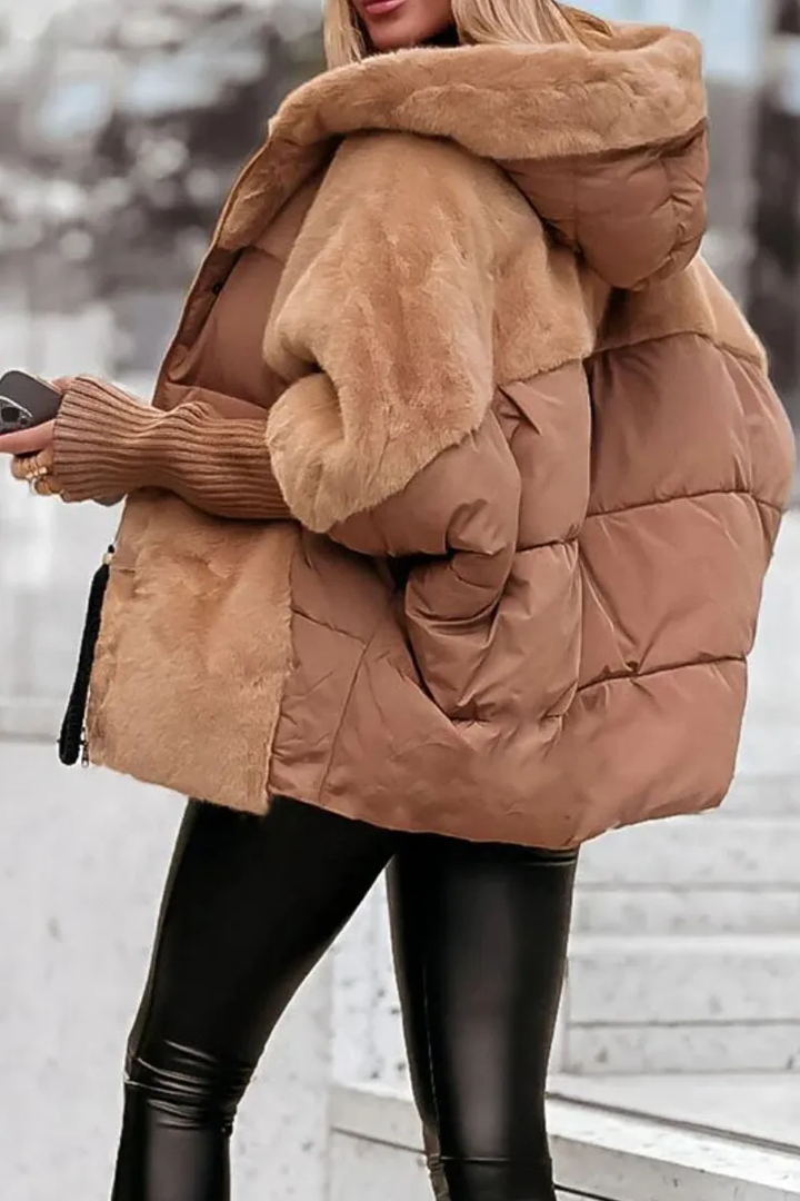 W&W Mode | Luxuriöse Moderne Bomberjacke Mit Kapuze