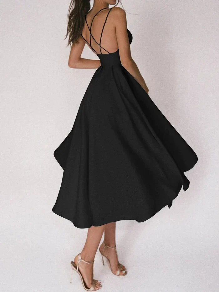 W&W Mode | Schlagkleid mit V Ausschnitt
