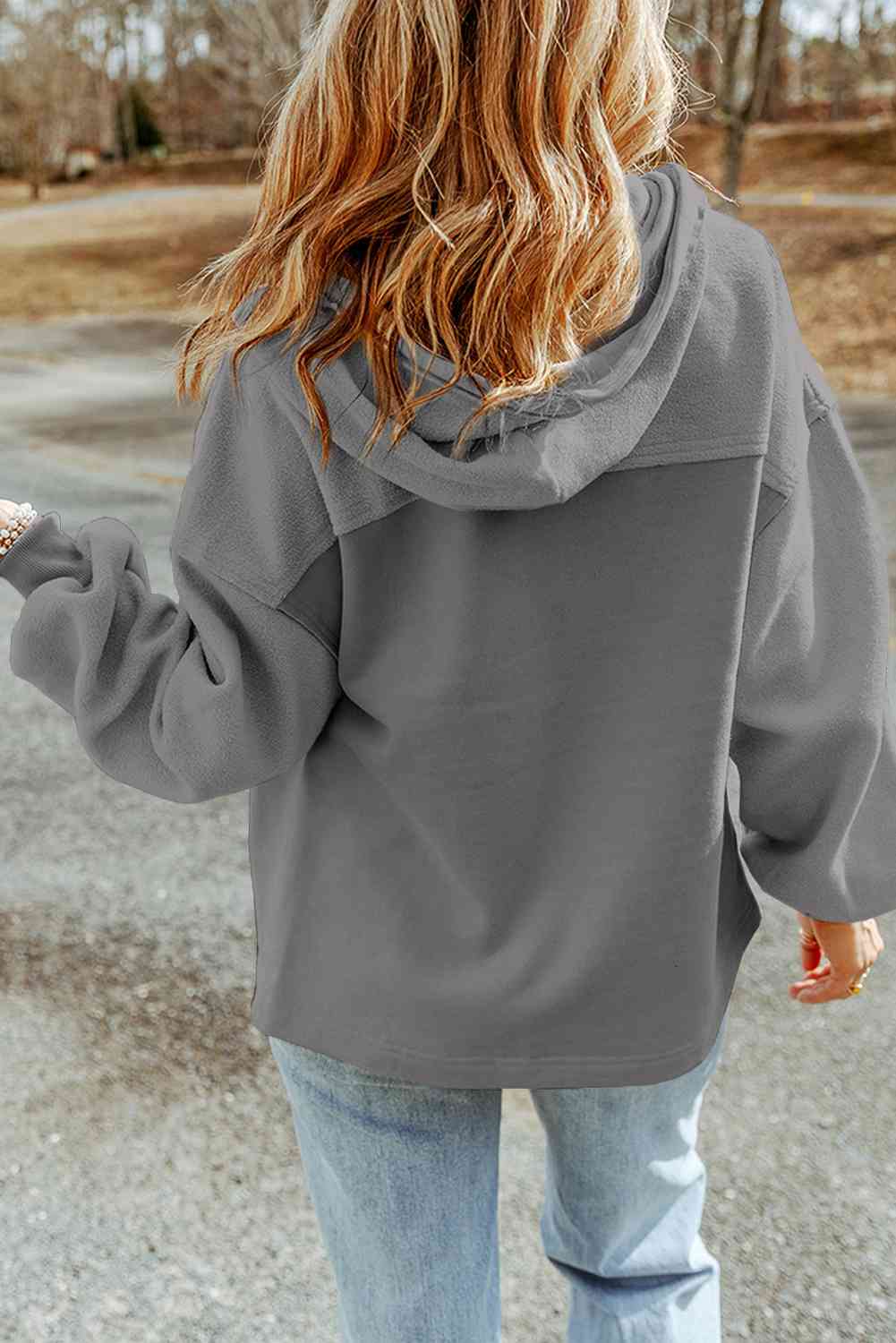W&W Mode | Hoodie - lässige Damenjacke mit Reißverschluss und Brusttaschen