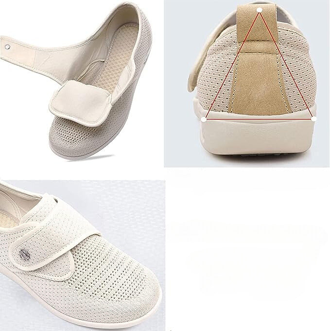 W&W Mode | Nanccy Plus Größe Weit Diabetiker für Geschwollene Füße Breite Schuhe