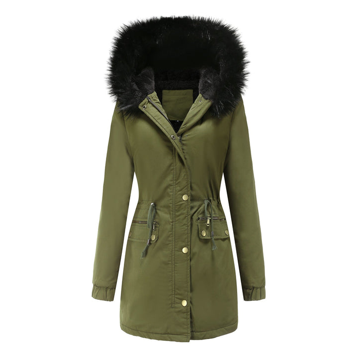 W&W Mode | Damen Wintermantel mit Fleece-Futter und Kapuze
