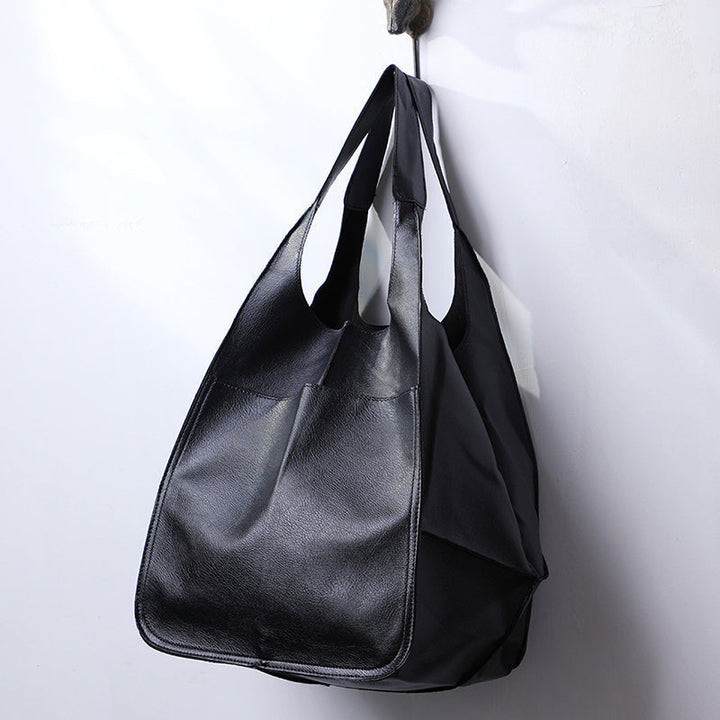 W&W Mode | Überdimensionale Leder Schultertasche für Damen