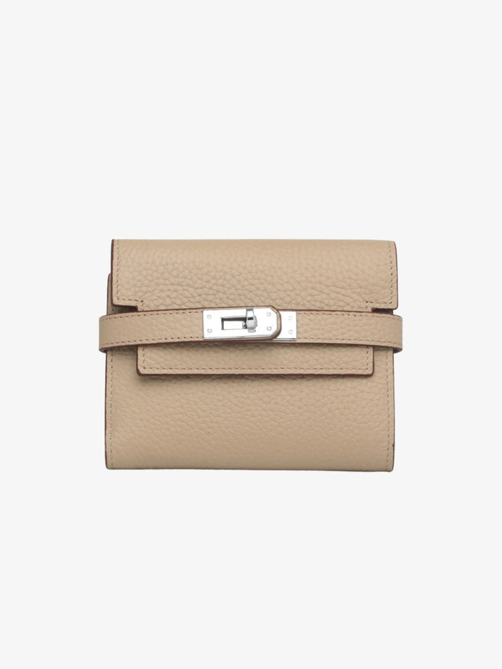 Kleine Damenbrieftasche aus Leder