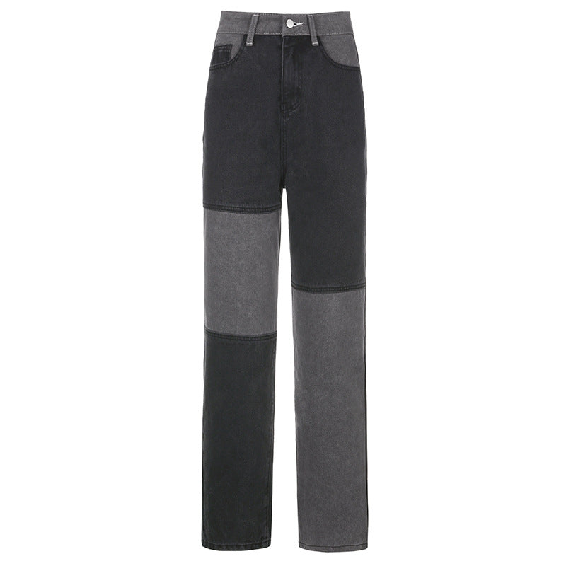 W&W Mode Jeans für Damen: Kontrastnähte in Grau und Schwarz