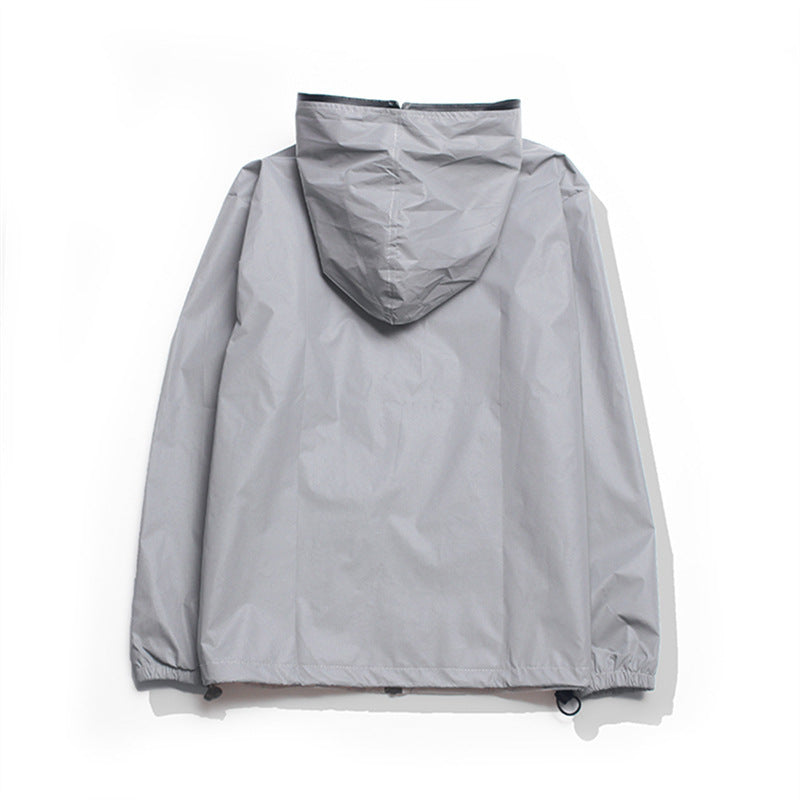 W&W Mode | Hochreflektierende Und Wasserdichte Unisex Regenjacke