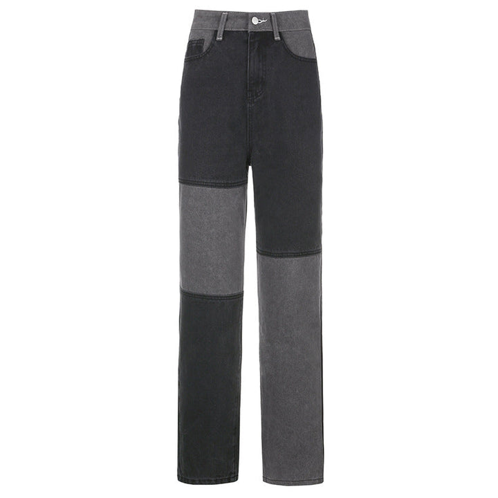 W&W Mode Jeans mit hohem Bund und geradem Bein Damen