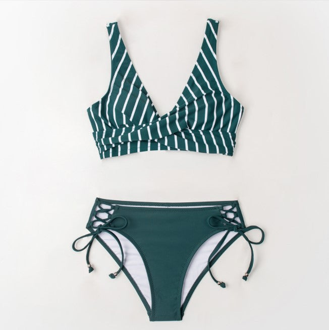 W&W Mode | Bedruckter Badeanzug Bikini-Badeanzug Frauen