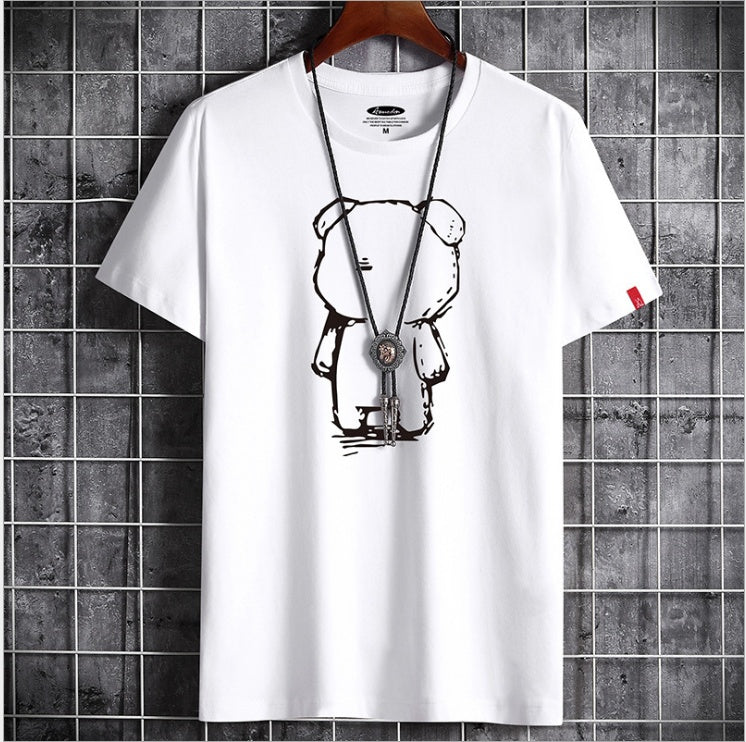 W&W Mode | Lustiges Anime Bären T-Shirt Für Herren