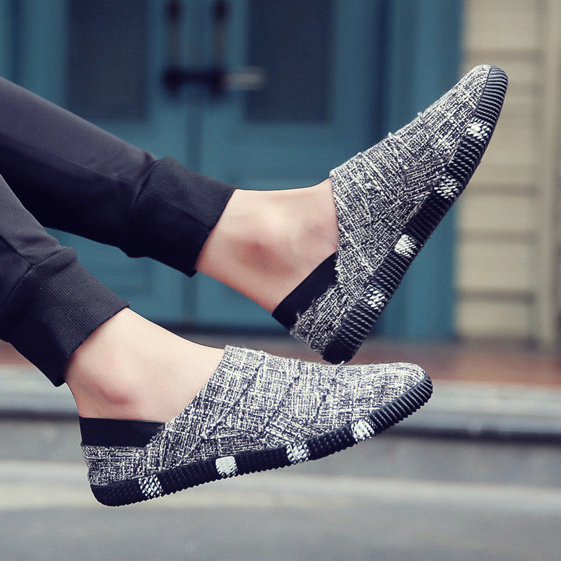 W&W Mode | Frühling Und Sommer Leinen Canvas Schuhe Männer