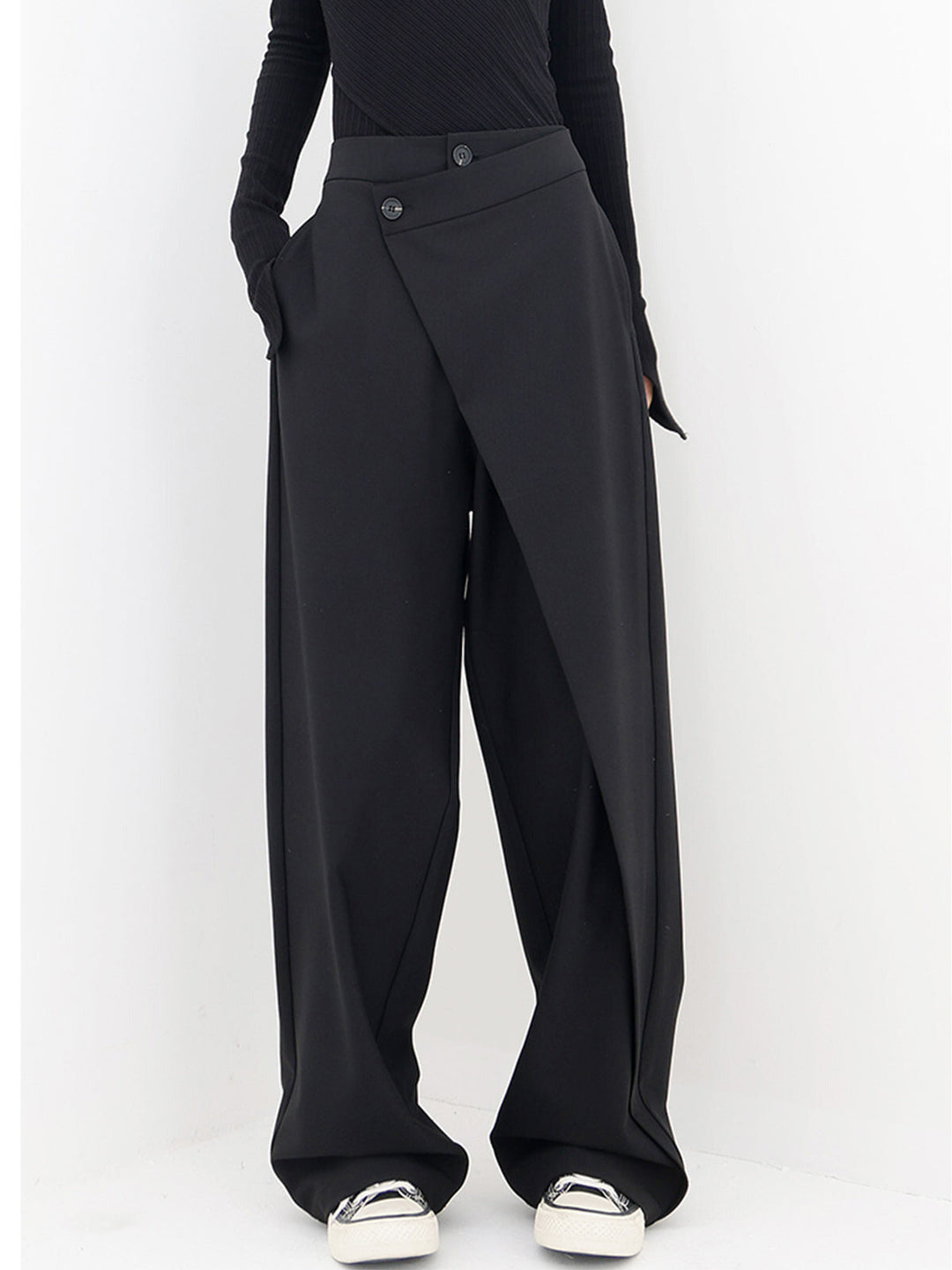 W&W Mode | Asymmetrische weite Hose