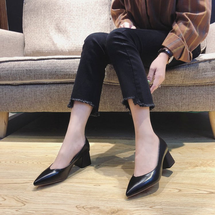 Damen Elegante und komfortable Pumps mit stabilen Blockabsätzen W&W Mode