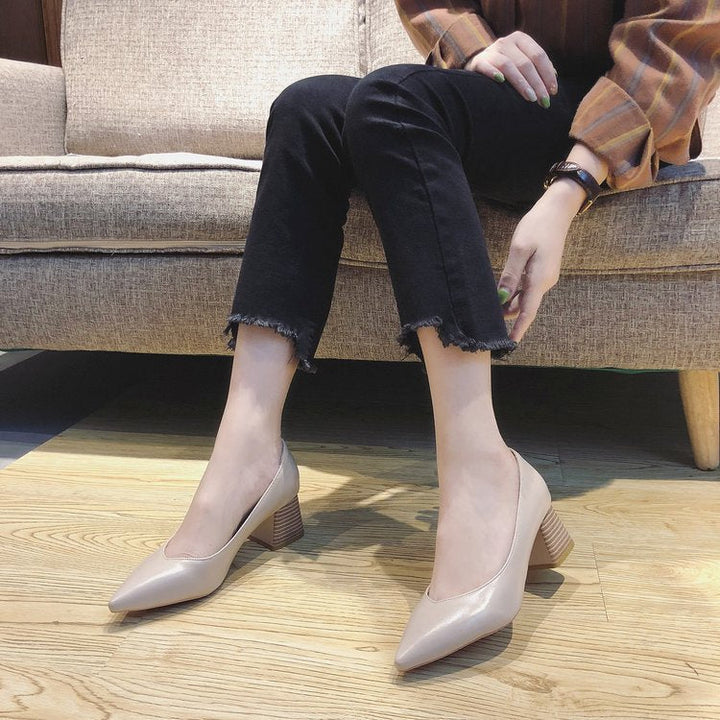 Damen Elegante und komfortable Pumps mit stabilen Blockabsätzen W&W Mode