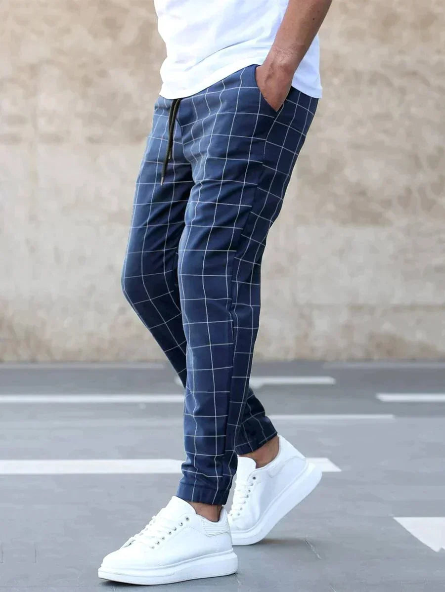 W&W Mode | Elegante Gitter Elite Hosen
