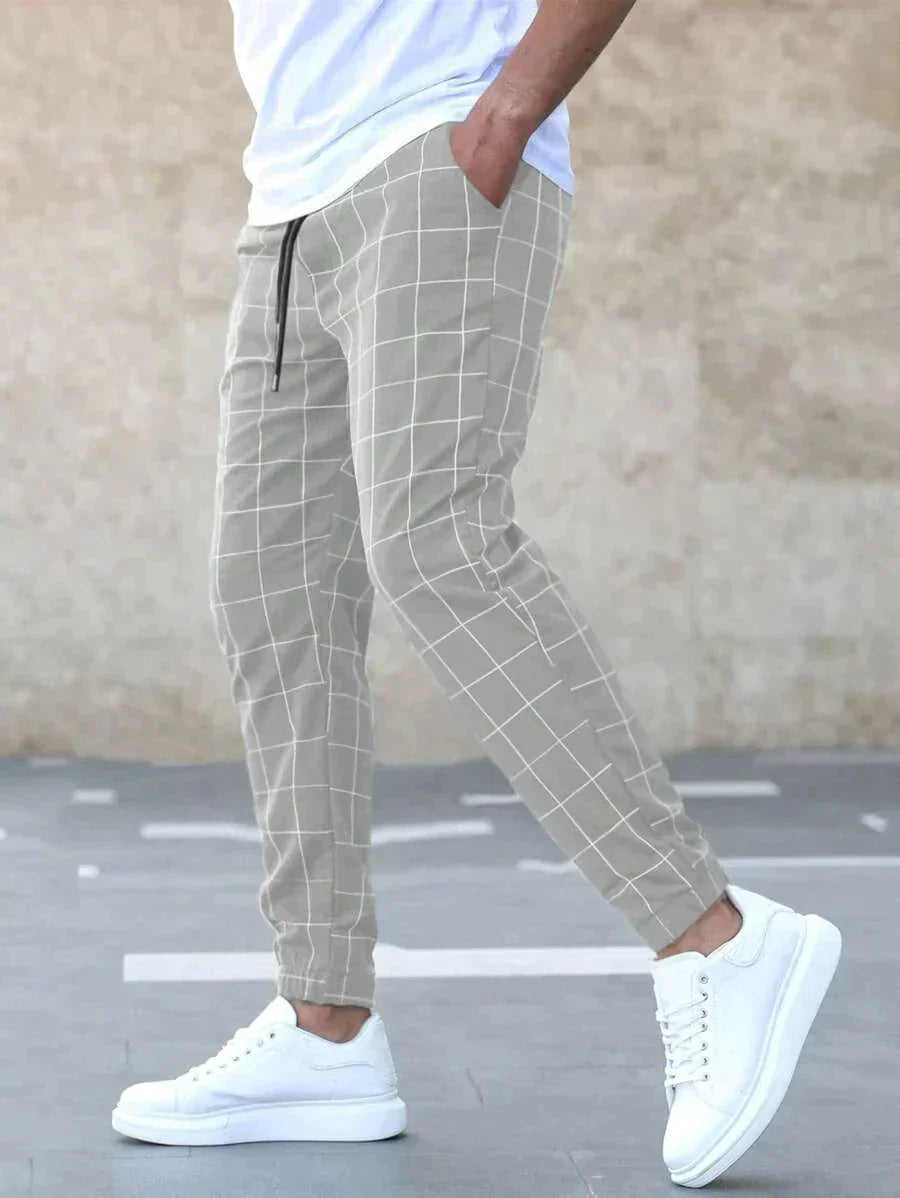 W&W Mode | Elegante Gitter Elite Hosen