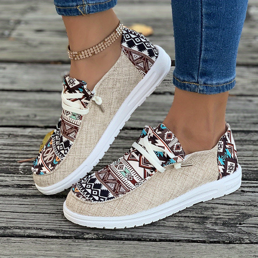 W&W Mode | Canvas-Schuhe mit Print