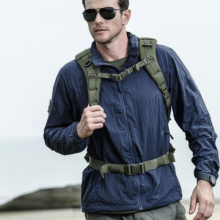 W&W Mode | Leichte Wasserdichte Jacke Mit Reißverschluss