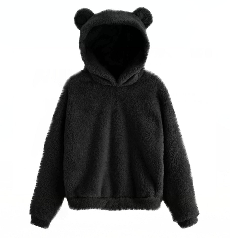 W&W Mode | Warmer Kapuzenpullover Mit Ohren