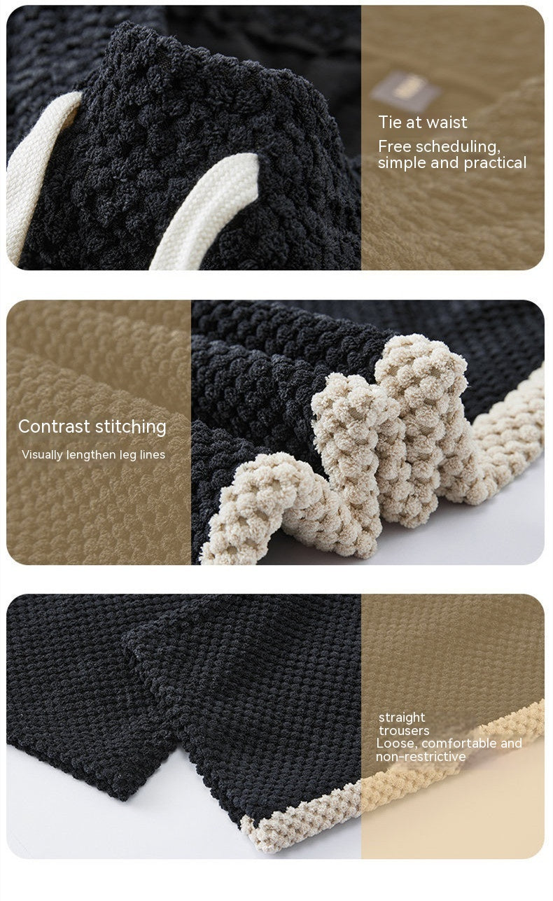 W&W Mode | Herrenmode-Hose Aus Dicker Baumwolle