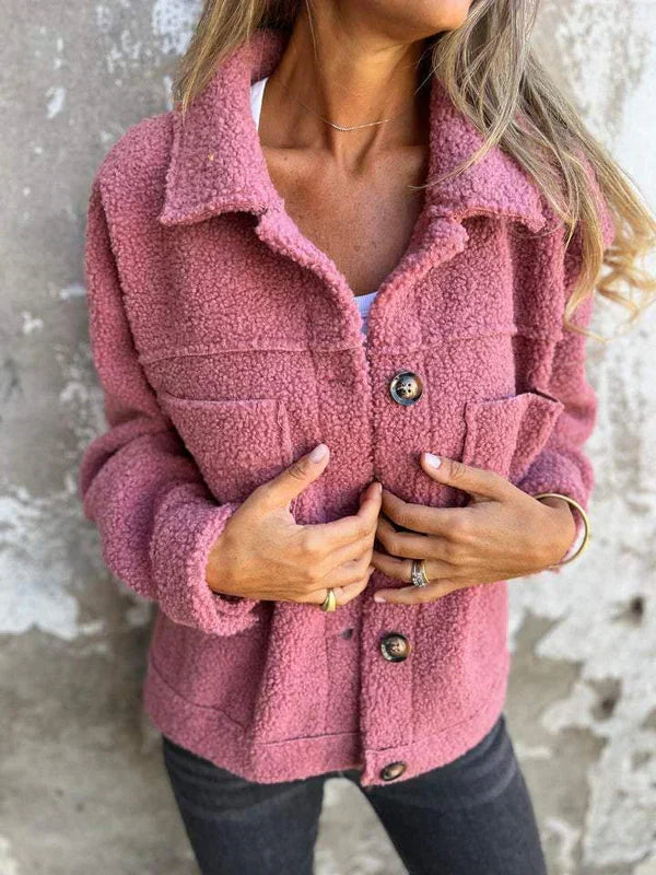 W&W Mode | Kurze Jacke mit Wollrevers