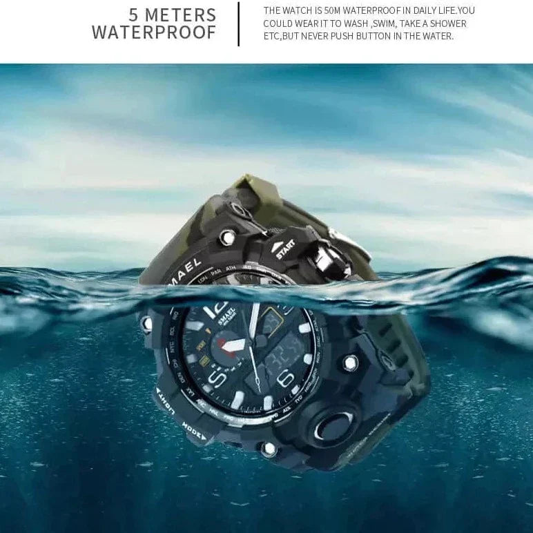 W&W Mode | Robustes Wasserdichtes Sportuhr Mit Fortgeschrittenen Funktionen