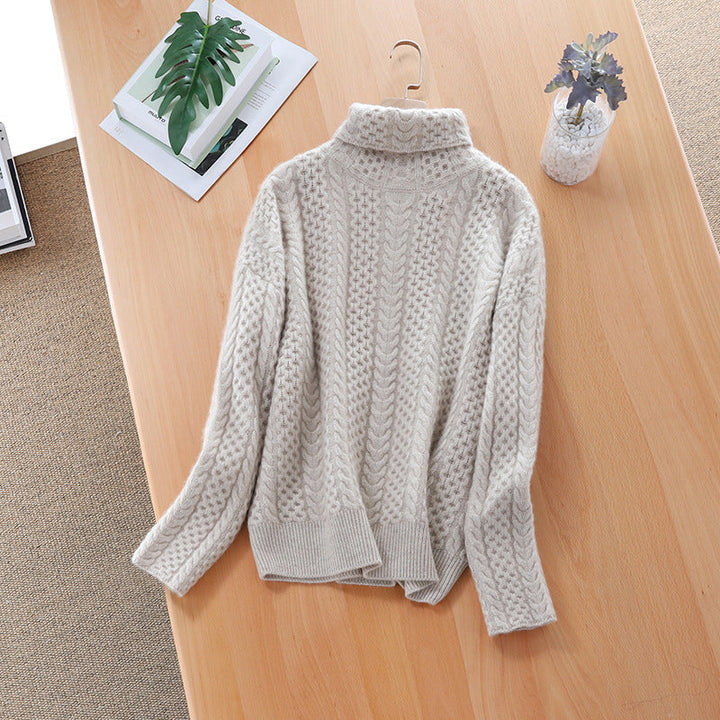 W&W Mode | Damen Rollkragenpullover Aus Kaschmir