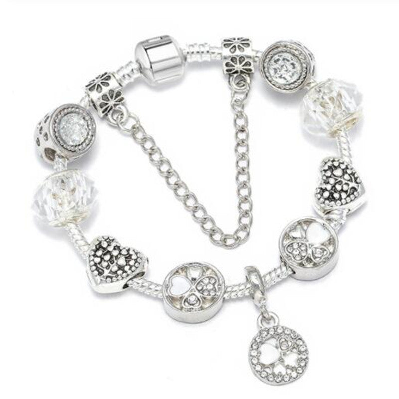 W&W Mode | Pfirsichblüten Charme Armband