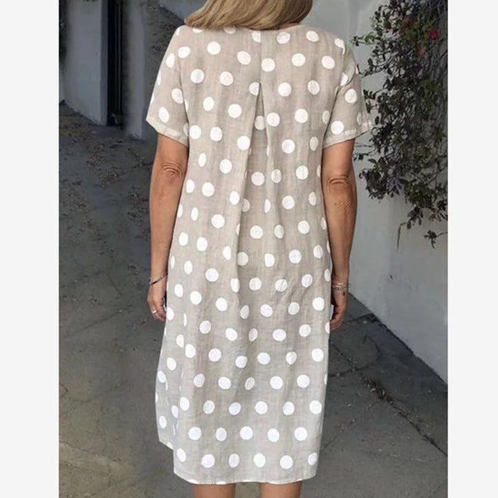 Damen Lockeres Sommerkleid im lässigen Stil mit praktischen Taschen W&W Mode