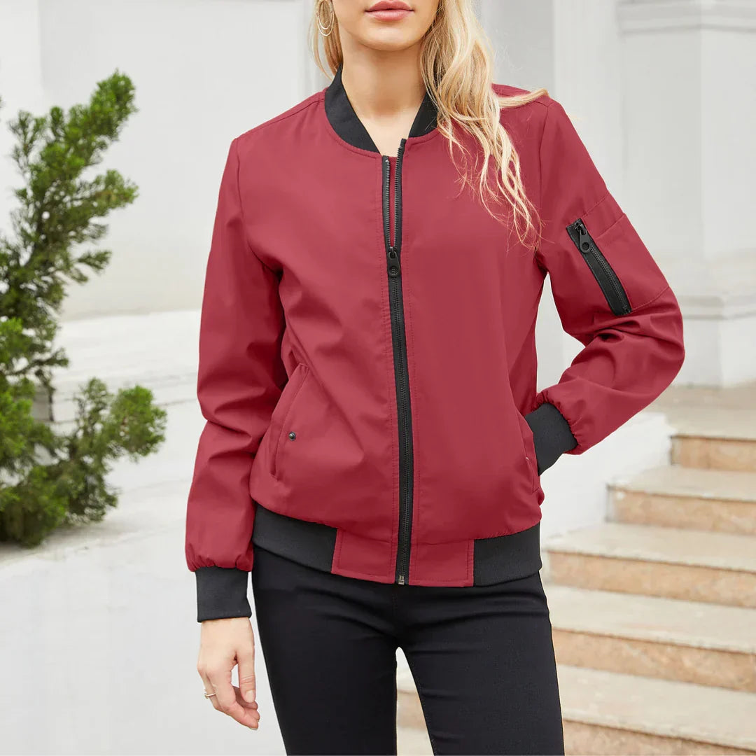 W&W Mode Jacket | Lässige Bomberjacke Für Frauen