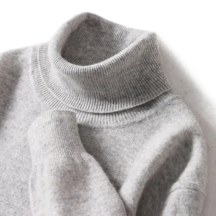 W&W Mode | Herren Wollpullover Mit Rollkragen Und Schlankem Design
