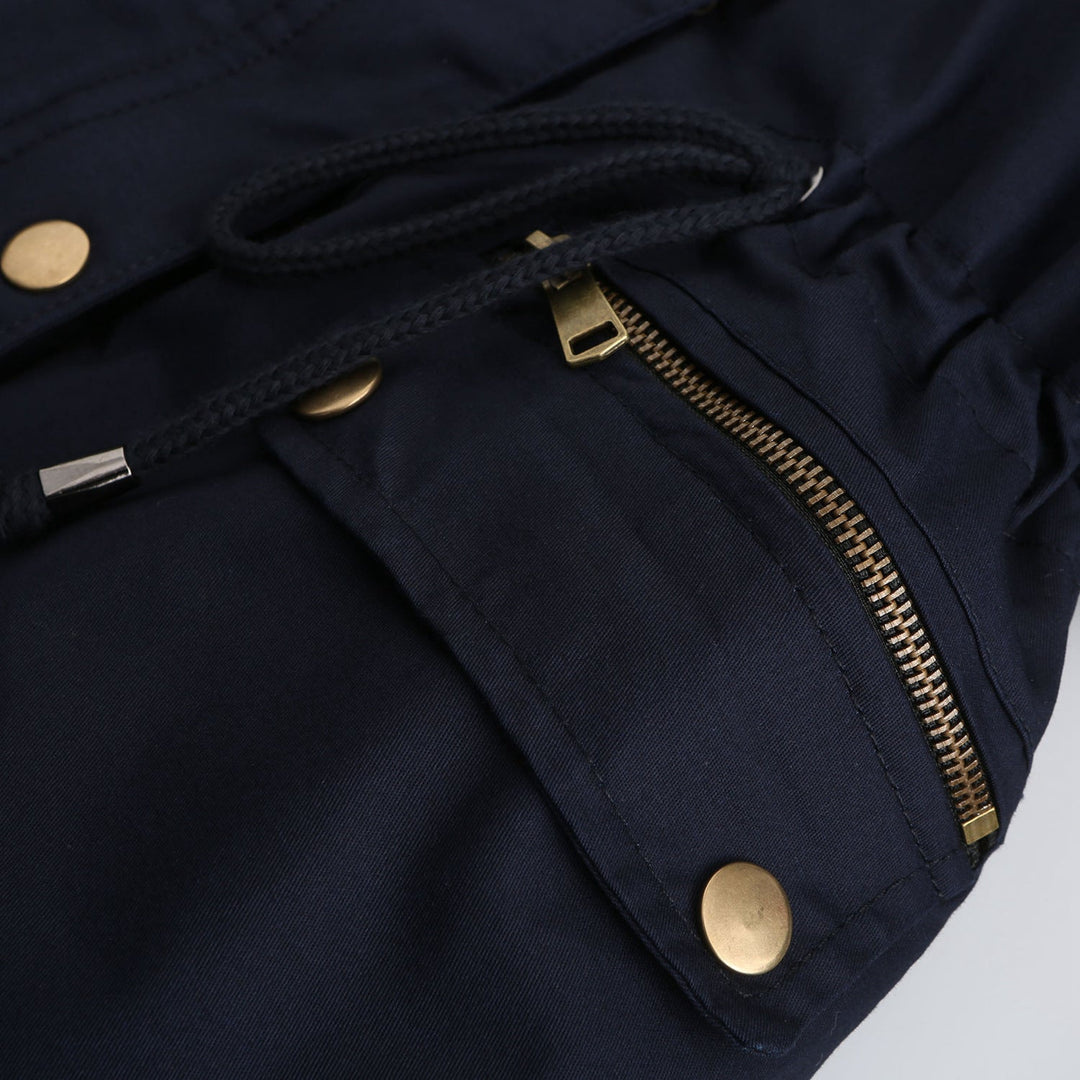 W&W Mode | Damen Wintermantel mit Fleece-Futter und Kapuze