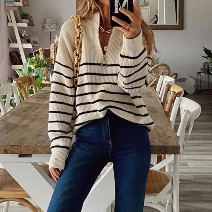 HALB-REISSVERSCHLUSS PULLOVER
