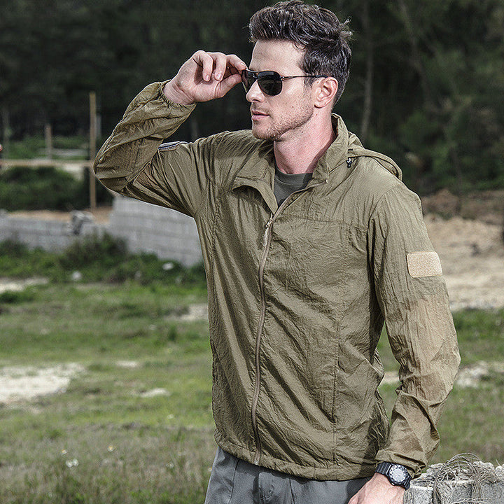 W&W Mode | Leichte Wasserdichte Jacke Mit Reißverschluss