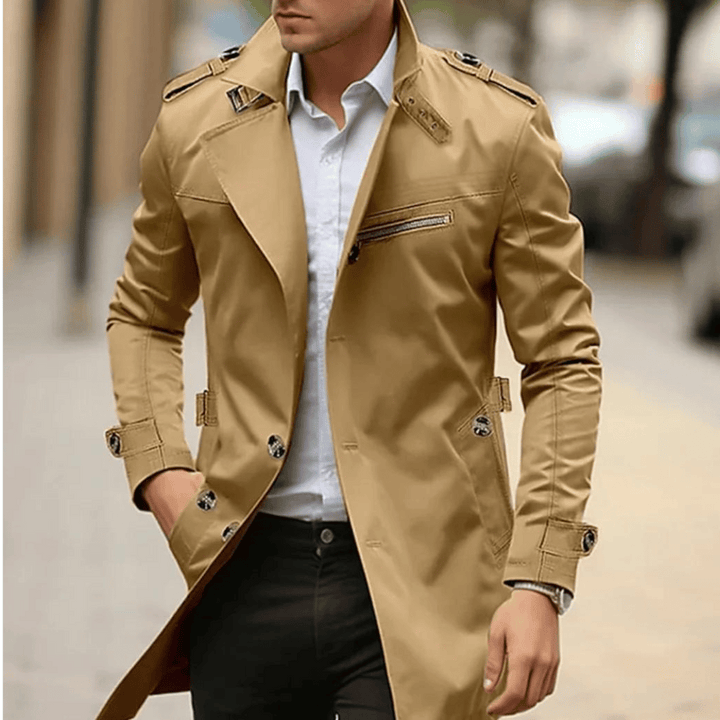 W&W Mode | Klassischer Trenchcoat Für Herren