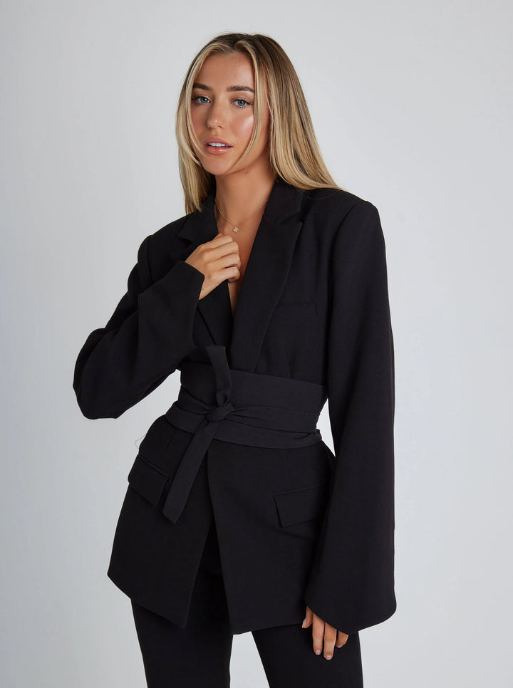 W&W Mode | Luxus Blazer Mit Gürtel