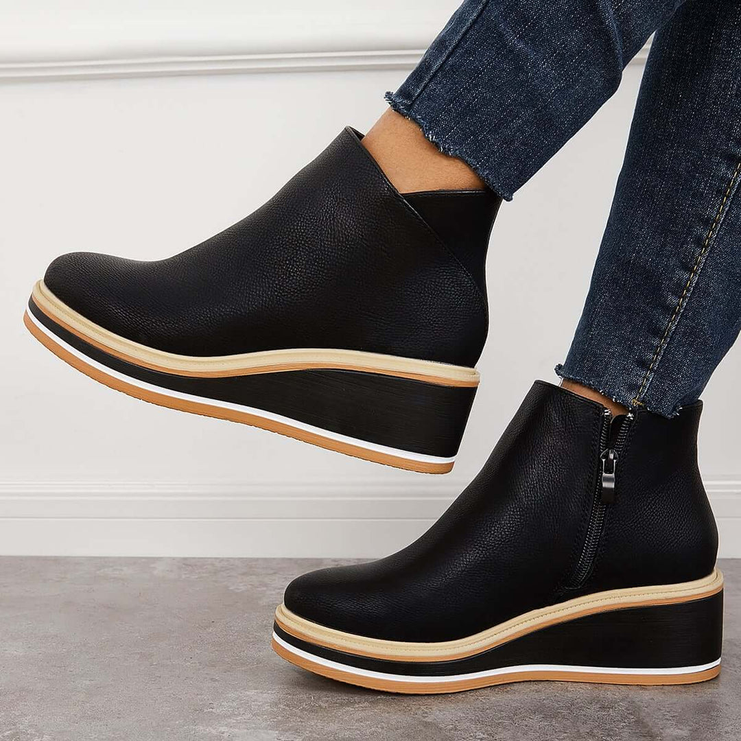 W&W Mode | Schicke Herbst Orthopädische Stiefeletten für Frauen