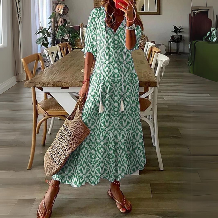 W&W Mode | Maxi Kleid Mit Blumenmuster
