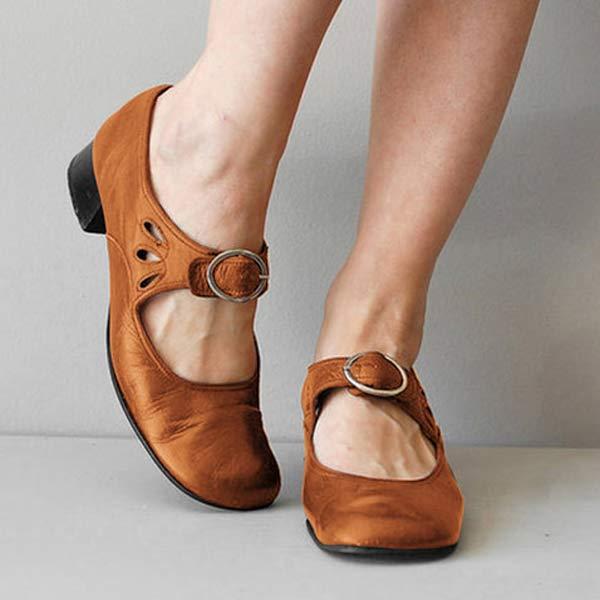 W&W Mode | Orthopädische Vintage Schuhe Mit Runder Zehe