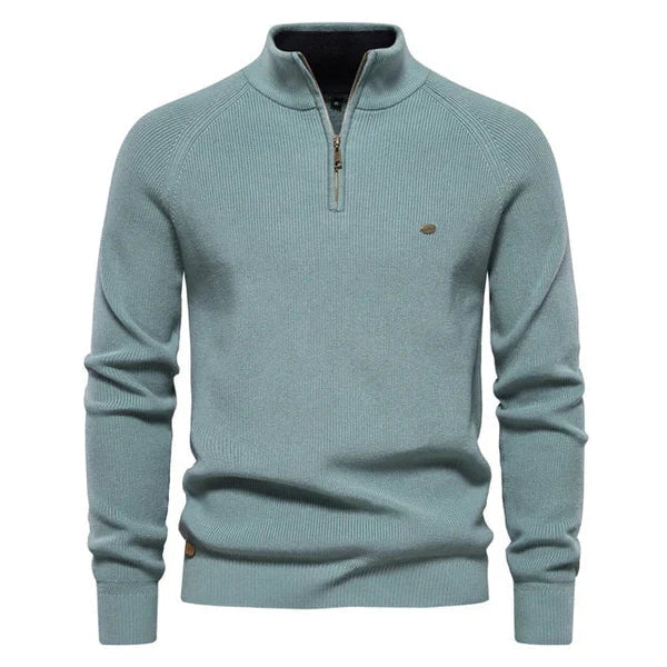 W&W Mode | Herrenpullover Aus Baumwolle Gestrickt