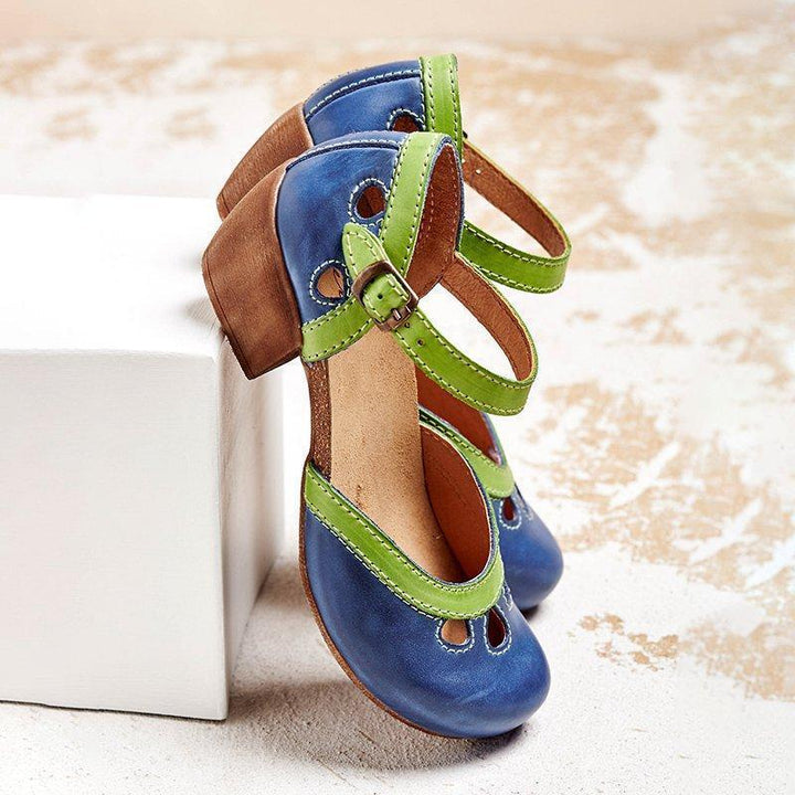 W&W Mode | Elegante Sandalen Mit Niedrigem Absatz